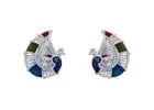 Colourful Celebrations: Silver Earrings for Women by Reliance Jewels